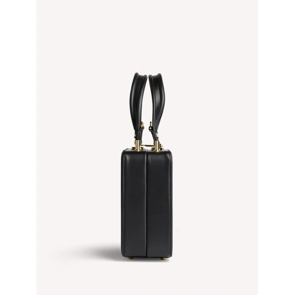 Gianvito Rossi Valì Top Handle Bag in Black, view 2 | Totes & Top-Handle Bags