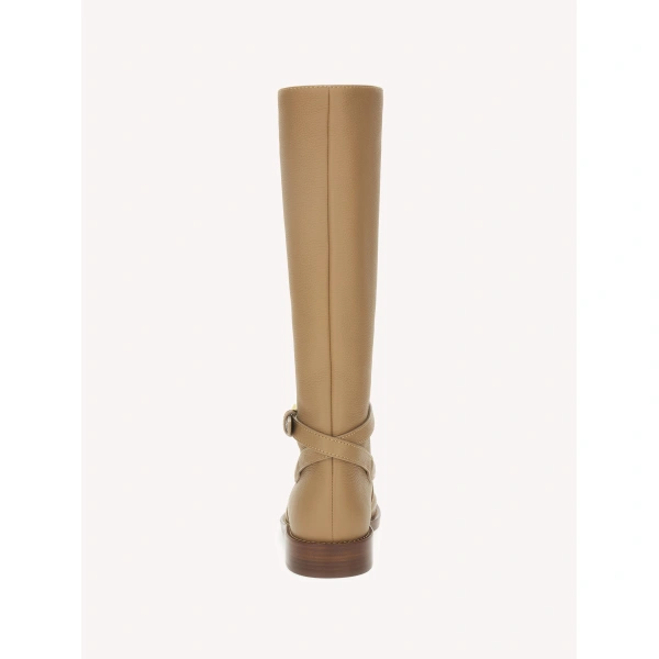 Gianvito Rossi Varenne Knee-High Boots in Camel Suede, view 4 | Knee-High Boots