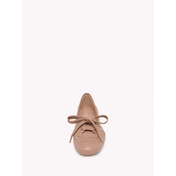 Gianvito Rossi Vault Flats in Pink Suede, view 4 | Flats