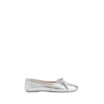 Gianvito Rossi Vault Flats in Silver Nappa | Flats