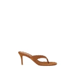 Gianvito Rossi Zaira Thong Sandals in Brown Suede | Sandals