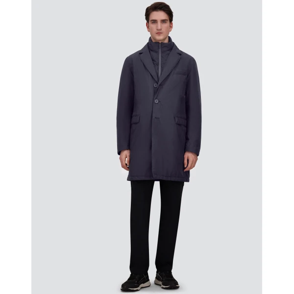 Herno 2-Layer Gore-Tex® Coat in Blue | Men's Coats | Coveti