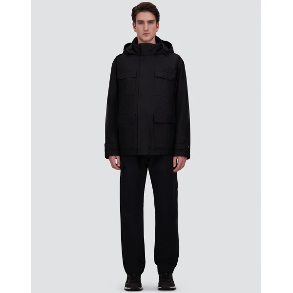Herno 2-Layer Gore-Tex® Jacket in Black | Men's Jackets | Coveti