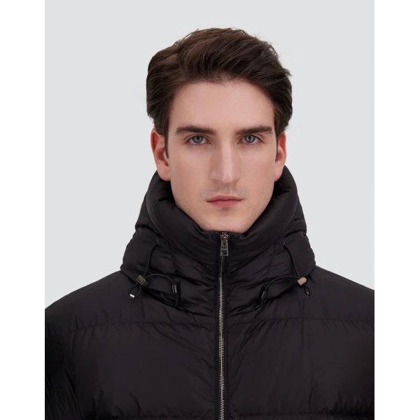 Herno Absolute Black Nylon Jacket in Black | Men's Jackets | Coveti
