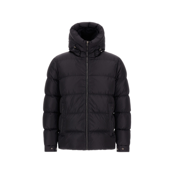 Herno Absolute Black Nylon Jacket in Black | Men's Jackets | Coveti
