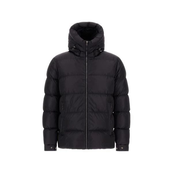 Herno Absolute Black Nylon Jacket in Black | Men's Jackets | Coveti