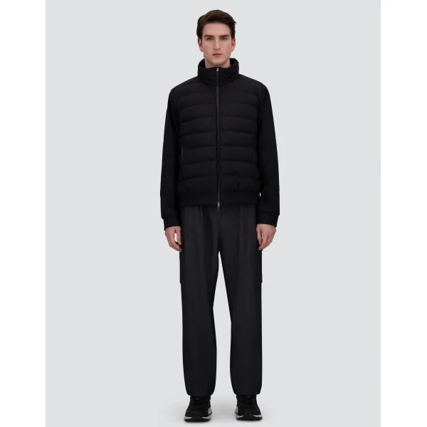 Herno Black Jacket in 2-Layer Windstopper | Men's Jackets | Coveti