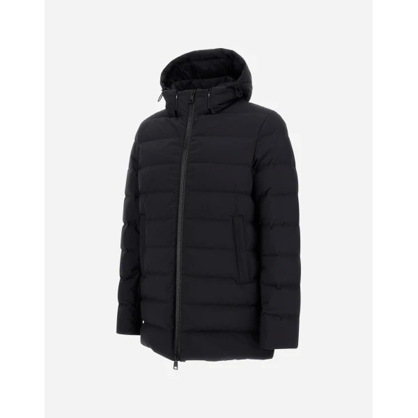 Herno Black Jacket in 2-Layer Windstopper | Men's Jackets | Coveti