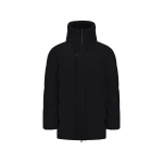 Herno Black Jacket in Cashmere, Silk and Nylon with Iridescent Effect | Men's Jackets | Coveti
