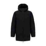 Herno Black Long Jacket in New Impact | Men's Jackets | Coveti
