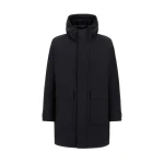 Herno Black Parka in 2-Layer Windstopper | Men's Coats | Coveti
