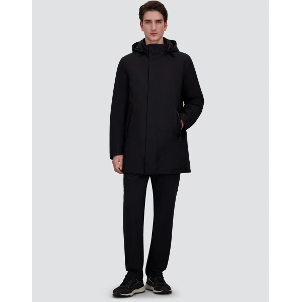 Herno Black Short Parka in 2-Layer Gore-Tex® | Men's Coats | Coveti
