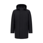 Herno Black Short Parka in 2-Layer Gore-Tex® | Men's Coats | Coveti