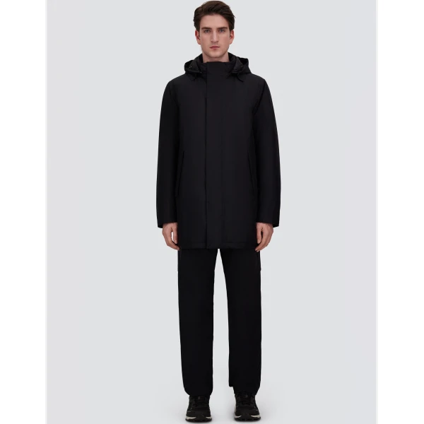 Herno Black Short Parka in 2-Layer Gore-Tex® | Men's Coats | Coveti