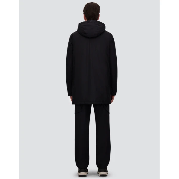 Herno Black Short Parka in 2-Layer Gore-Tex® | Men's Coats | Coveti