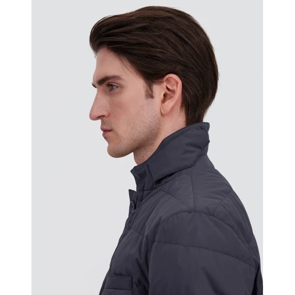 Herno Blue Blazer in 2-Layer Windstopper | Men's Jackets | Coveti