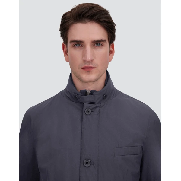 Herno Blue Blazer with Bib in 2-Layer Windstopper | Men's Jackets | Coveti