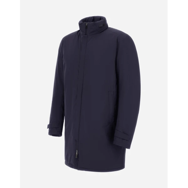 Herno Blue Raincoat in 2-Layer Windstopper | Men's Coats | Coveti
