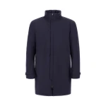 Herno Blue Raincoat in 2-Layer Windstopper | Men's Coats | Coveti