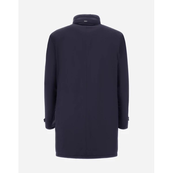 Herno Blue Raincoat in 2-Layer Windstopper | Men's Coats | Coveti