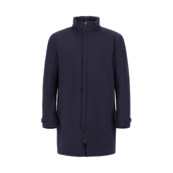 Herno Blue Raincoat in 2-Layer Windstopper | Men's Coats | Coveti