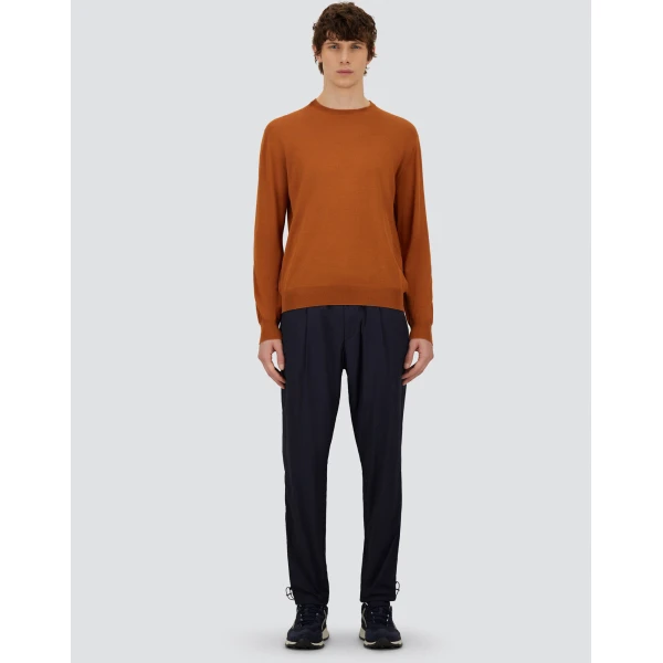 Herno Blue Resort Trousers in Lightweight Stretch Nylon | Men's Trousers | Coveti