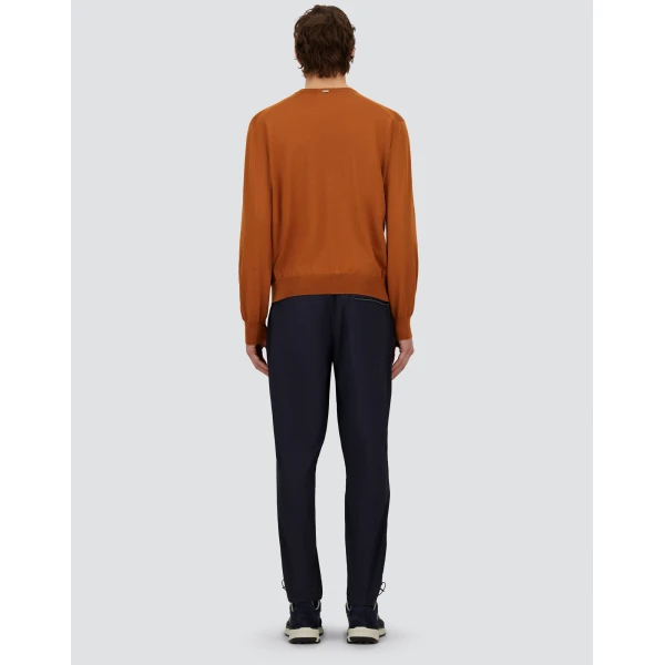 Herno Blue Resort Trousers in Lightweight Stretch Nylon | Men's Trousers | Coveti