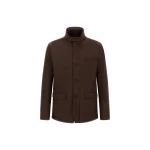 Herno Brown Blazer with Bib in 2-Layer Windstopper | Men's Jackets | Coveti