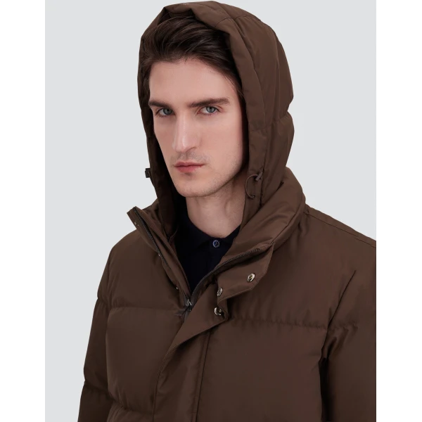 Herno Brown Jacket in 2 Layers Windstopper | Men's Jackets | Coveti