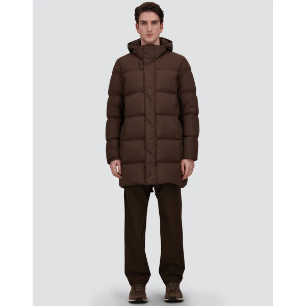 Herno Brown Jacket in 2 Layers Windstopper | Men's Jackets | Coveti