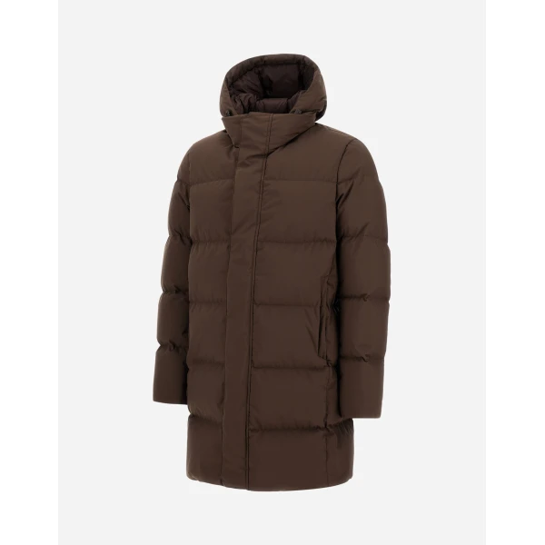 Herno Brown Jacket in 2 Layers Windstopper | Men's Jackets | Coveti