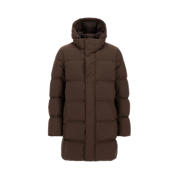 Herno Brown Jacket in 2 Layers Windstopper | Men's Jackets | Coveti