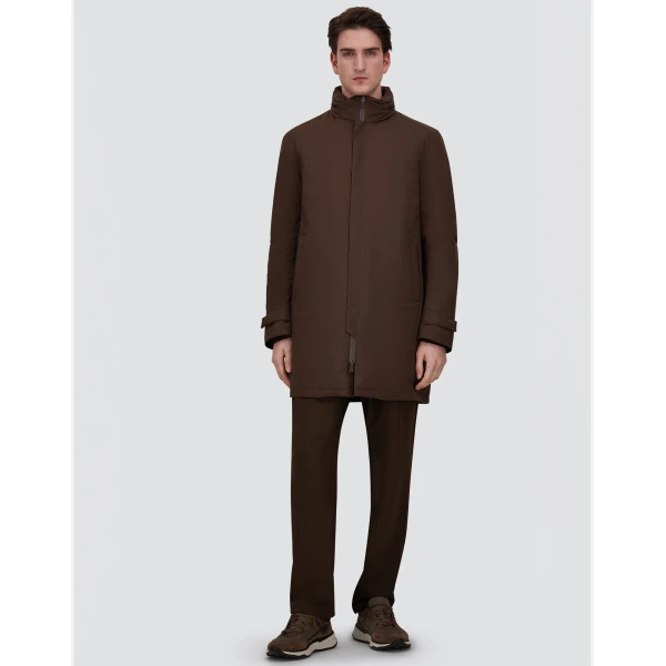 Herno Brown Raincoat in 2-Layer Windstopper | Men's Coats | Coveti