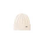 Herno Cable-Knit Wool Beanie in Milk White | Men's Hats | Coveti