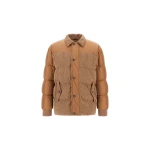 Herno Camel Jacket in Corduroy and Nylon Chamonix | Men's Jackets | Coveti