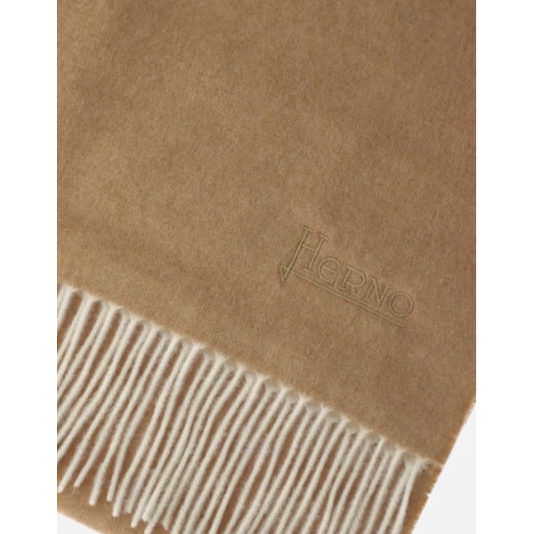 Herno Camel Scarf in Cashmere | Men's Scarves | Coveti