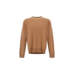 Herno Camel Sweater in Cashmere | Men's Knitwear | Coveti