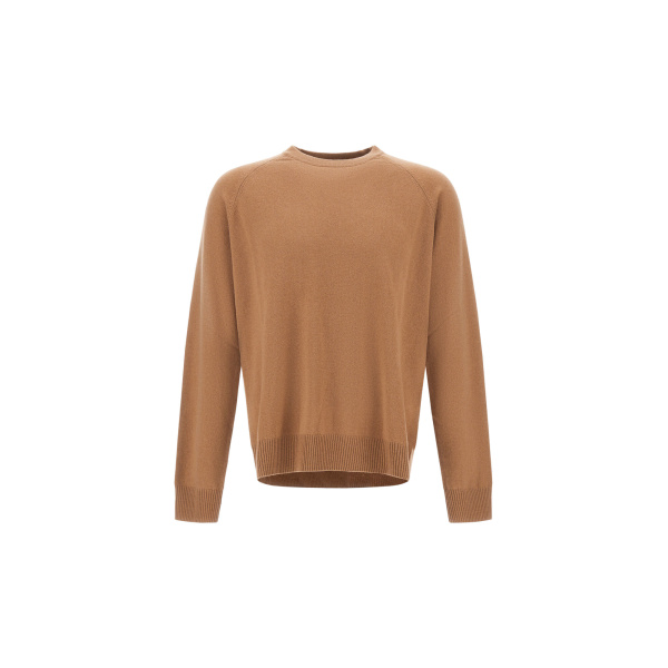Herno Camel Sweater in Cashmere | Men's Knitwear | Coveti