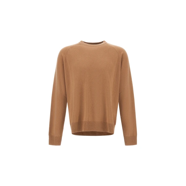 Herno Camel Sweater in Cashmere | Men's Knitwear | Coveti