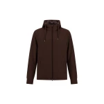 Herno Cashmere Cloth, Mohair and Suede-Effect Jacket in Dark Brown | Men's Jackets | Coveti