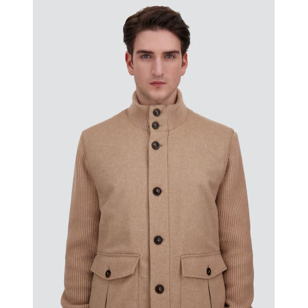 Herno Cashmere and Mohair Cloth Jacket in Chantilly | Men's Jackets | Coveti