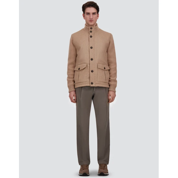 Herno Cashmere and Mohair Cloth Jacket in Chantilly | Men's Jackets | Coveti