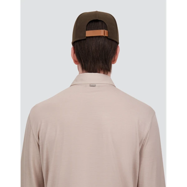 Herno Casual Wool Baseball Cap in Light Military | Men's Hats | Coveti