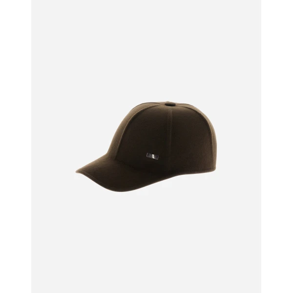 Herno Casual Wool Baseball Cap in Light Military | Men's Hats | Coveti