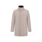 Herno Chantilly Coat in Ecowool and Light Faux Fur | Men's Coats | Coveti
