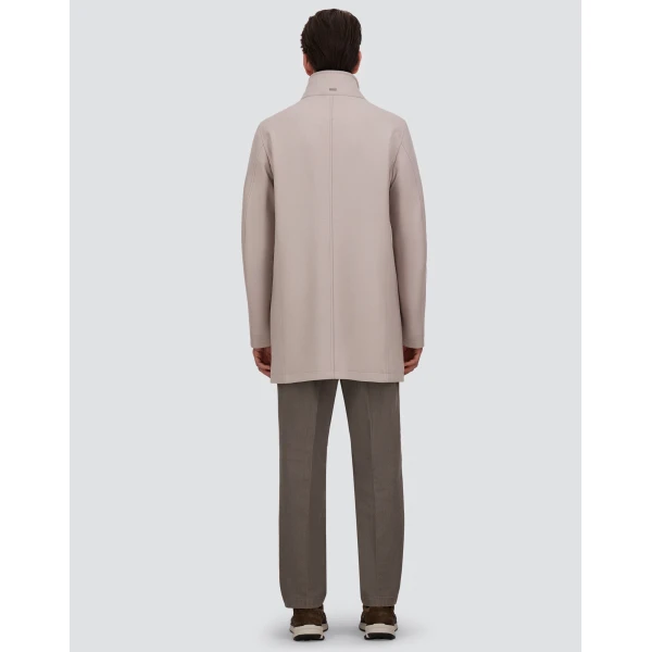Herno Chantilly Coat in Ecowool and Light Faux Fur | Men's Coats | Coveti