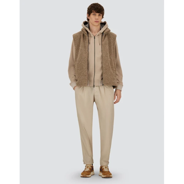 Herno Chantilly Resort Hooded Jacket in Wool-Blend Melange Flannel | Men's Jackets | Coveti