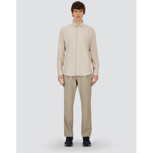 Herno Chantilly Resort Shirt in Cashmere and Silk | Men's Shirts | Coveti