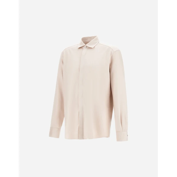 Herno Chantilly Resort Shirt in Cashmere and Silk | Men's Shirts | Coveti