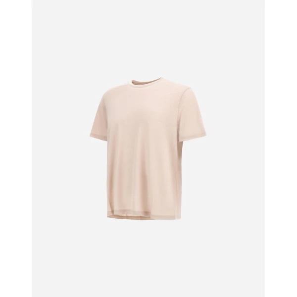 Herno Chantilly Resort T-Shirt in Wool Jersey with a Shiny Finish | Men's T-Shirts and Polos | Coveti